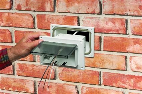 brick box electrical|low profile electrical boxes.